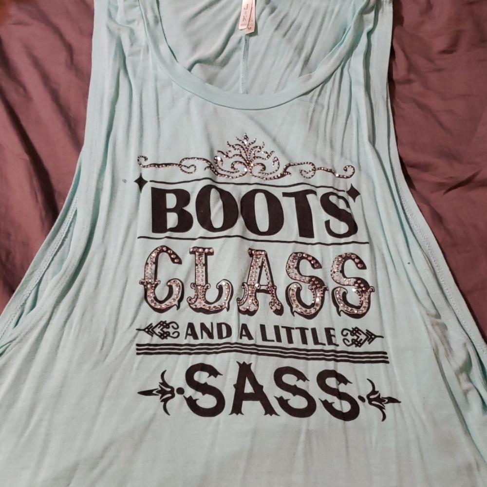 Mint tank top